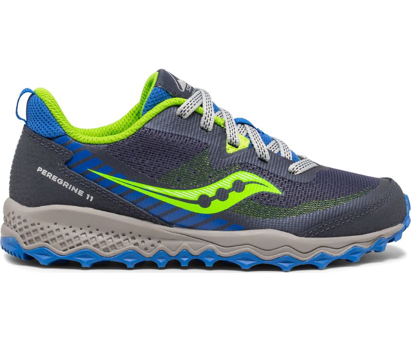 Gyerek Saucony Peregrine 11 Shield Tornacipő Kék Zöld | HU 282QMA